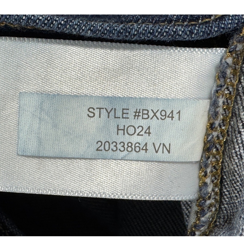 J.Crew Womens 96 Denim Trouser High Rise Wide Leg Indigo Jeans 28 Meas: 28x26.5 - Picture 7 of 7